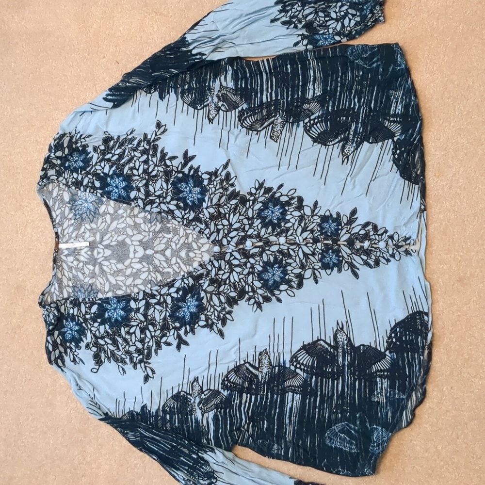 Free People Birds Of A Feather Top Sz. L - Picture 6 of 8